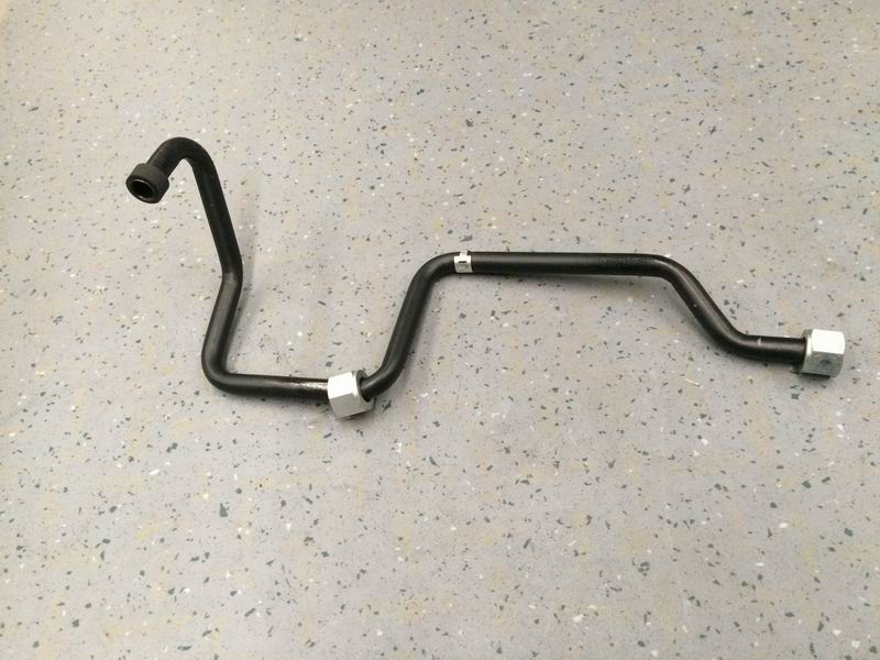 Air compressor water outlet pipe