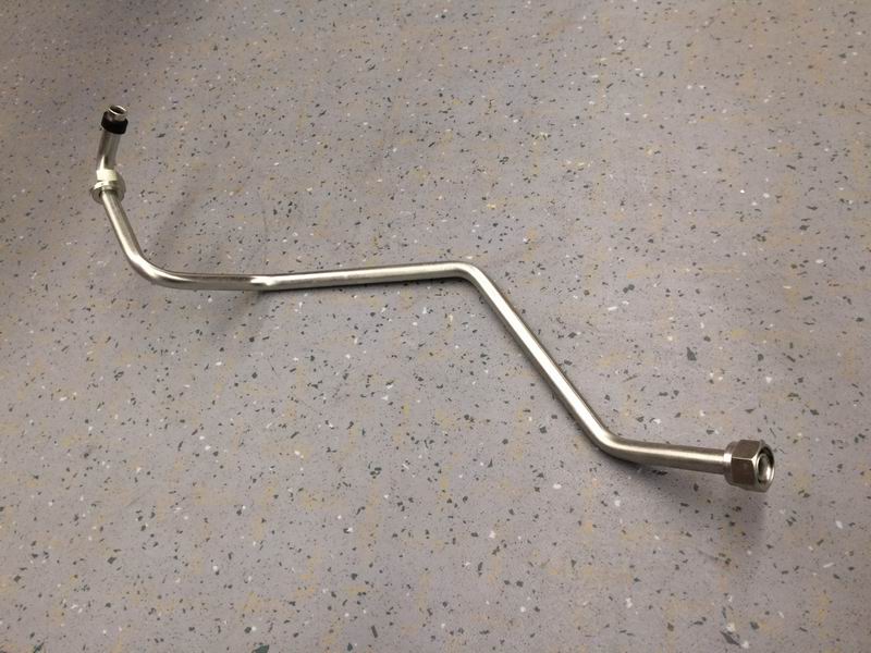 Air compressor water inlet pipe