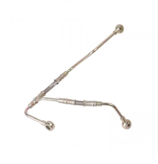 Air compressor oil inlet pipe