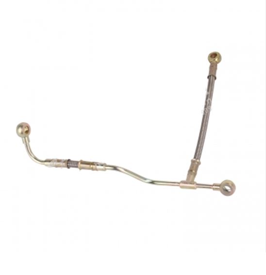 Air compressor oil inlet pipe