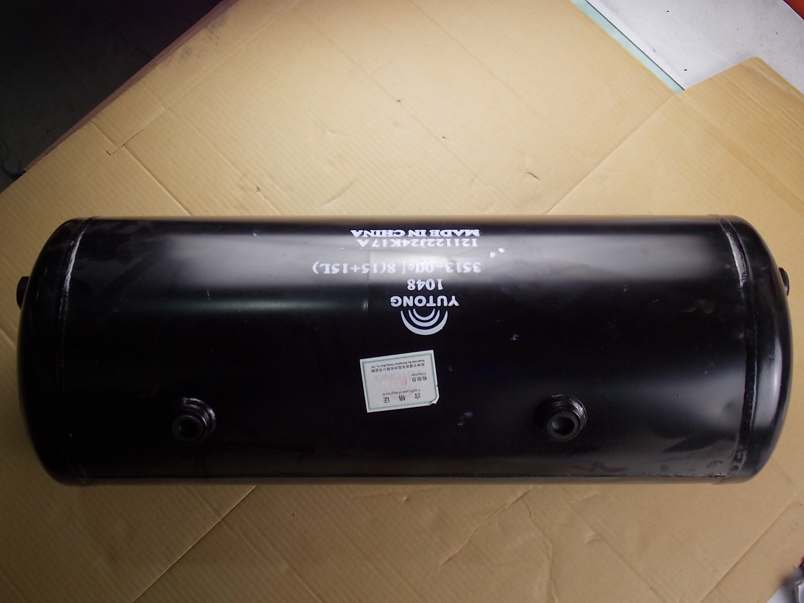 Double Fed Gas Cylinder (15L+15L, φ246, no bracket, Q195)-3