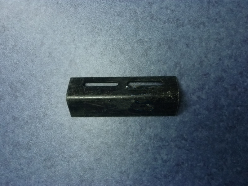 Air storage cylinder bracket, 1, L-shaped, L=150