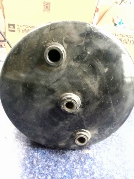 Air storage cylinder with bracket, Q195-2