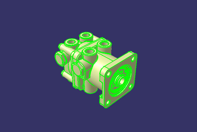 Brake valve, Wan'an, large pressure difference, no pedal, no silencer