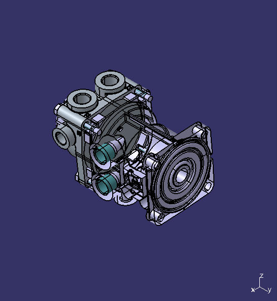 Brake valve (KNORR, large pressure difference, no pedal, with muffler)