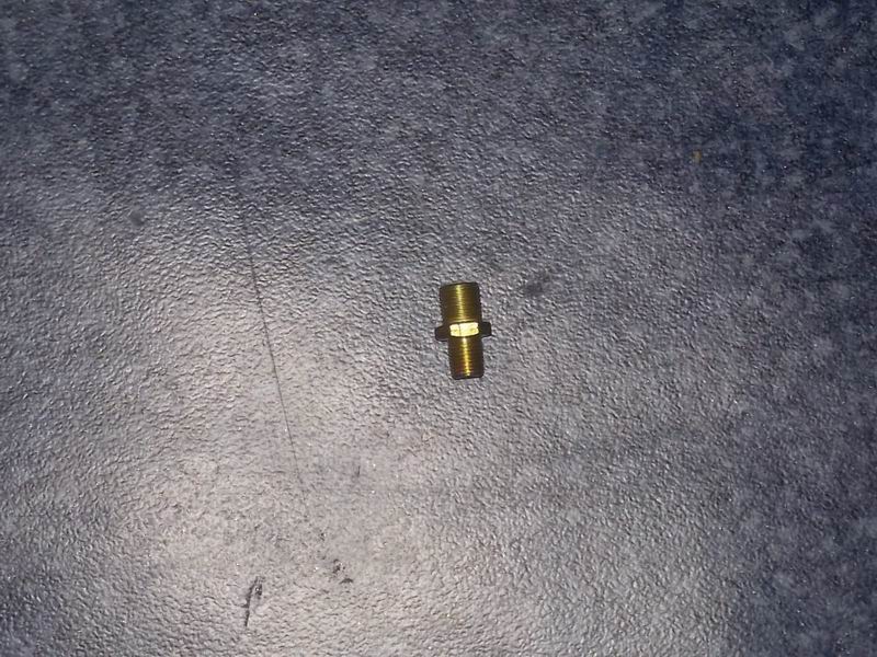 Quick discharge valve air outlet connector