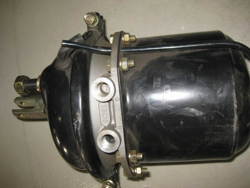 Rear brake air chamber assembly-left-3