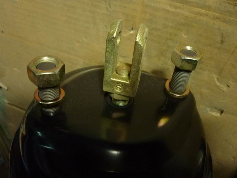 Rear brake air chamber assembly-right; 30″/30″-1