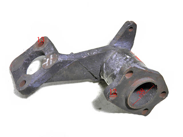 Front brake air chamber bracket assembly - left