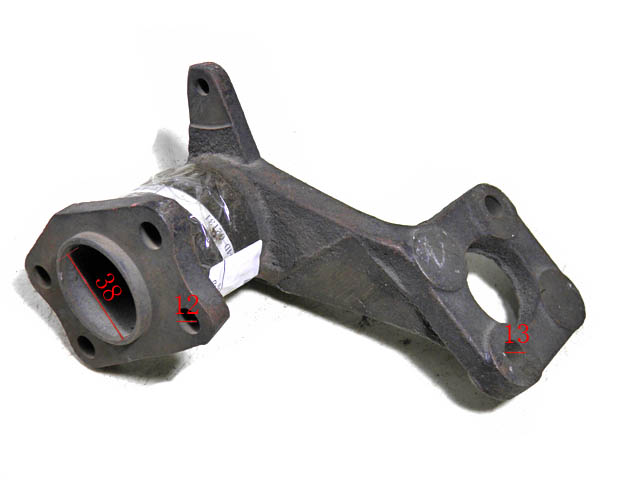 Front brake air chamber bracket assembly-right