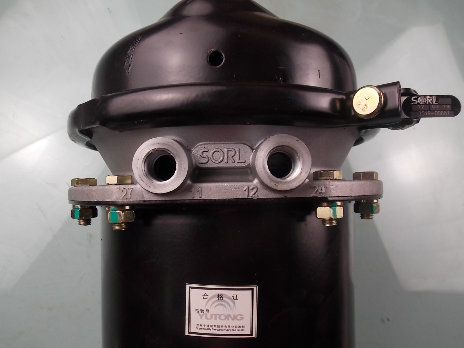 Drum-type air chamber, rear, 27/24/M16*1.5, drum-2