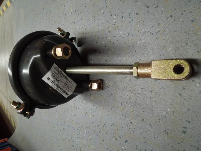 Front brake air chamber assembly - left; 24″-2