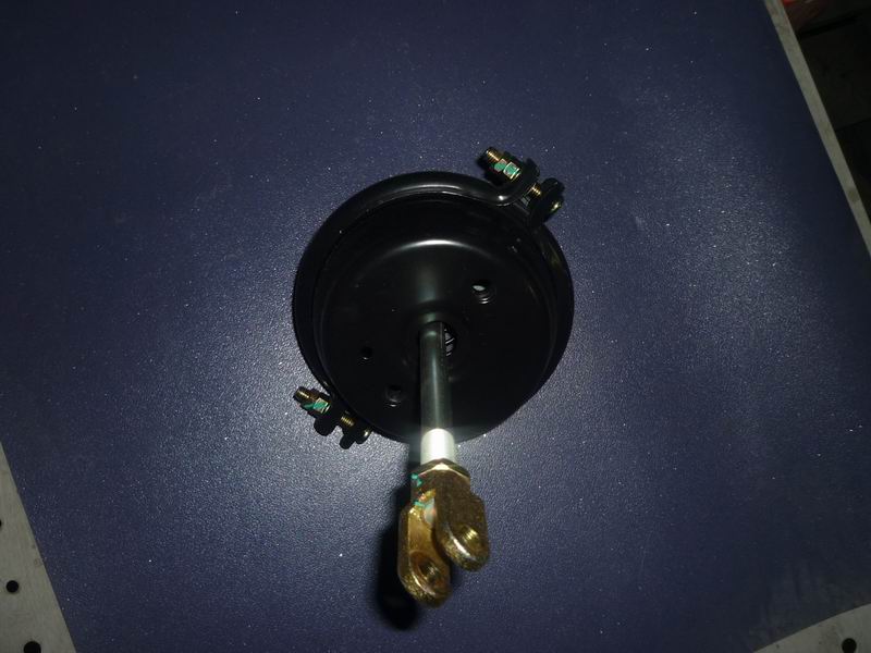 Front brake air chamber assembly - left; 20″