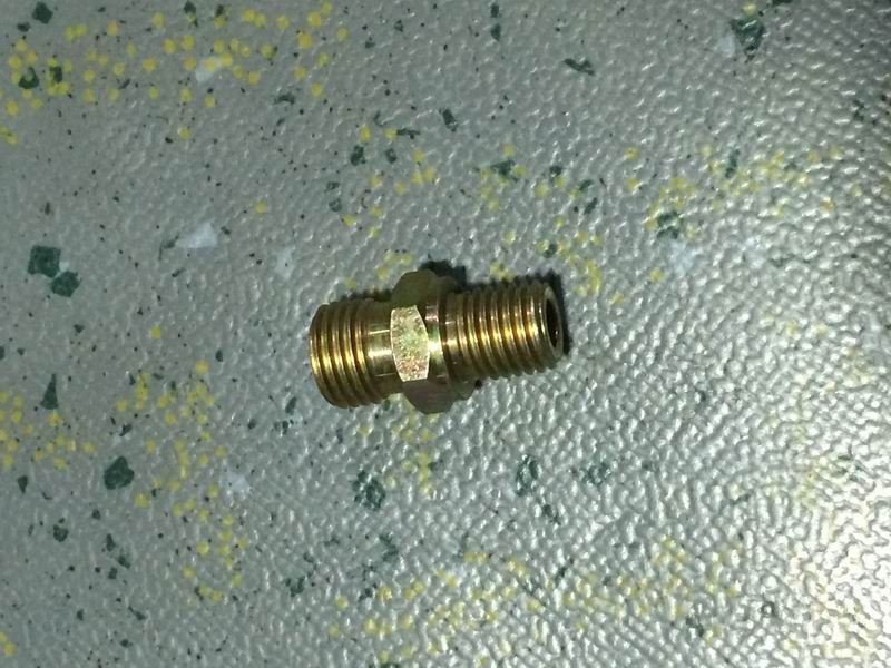 Clutch type through connector (end M12*1.5 card M14*1.5)