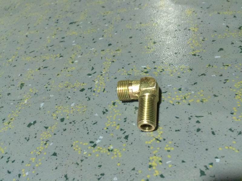 Clutch type right angle connector (end M14*1.5 card M18*1.5)