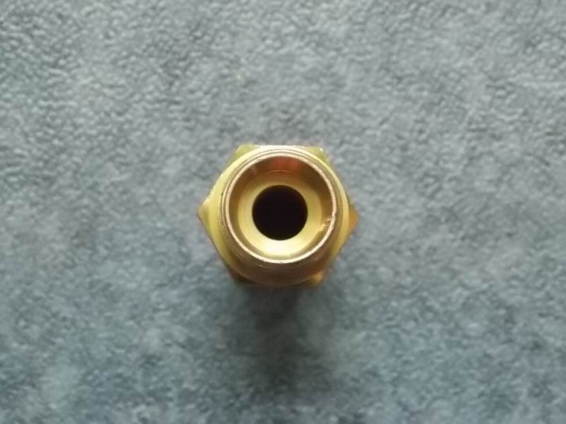 Clutch type through connector (end Z1/4 card M18*1.5)-1