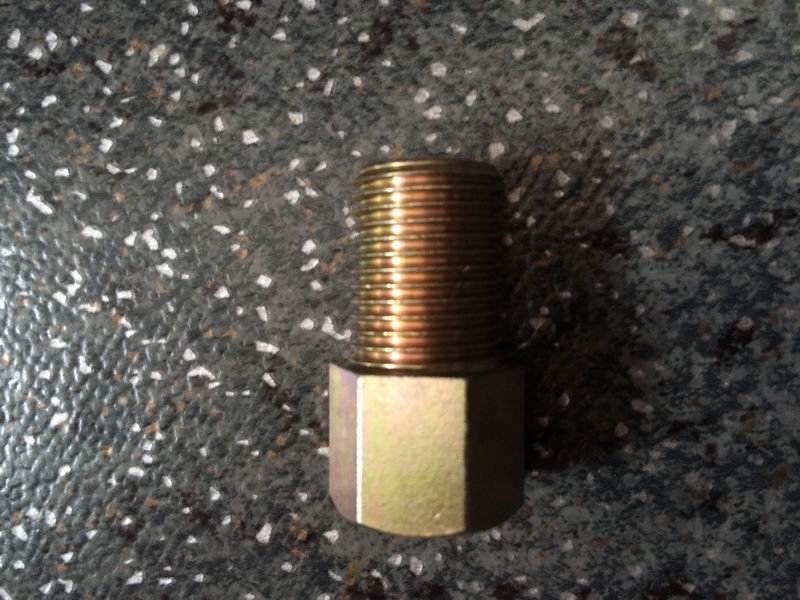 Clutch type through connector (inner Z1/8 end M16*1.5)