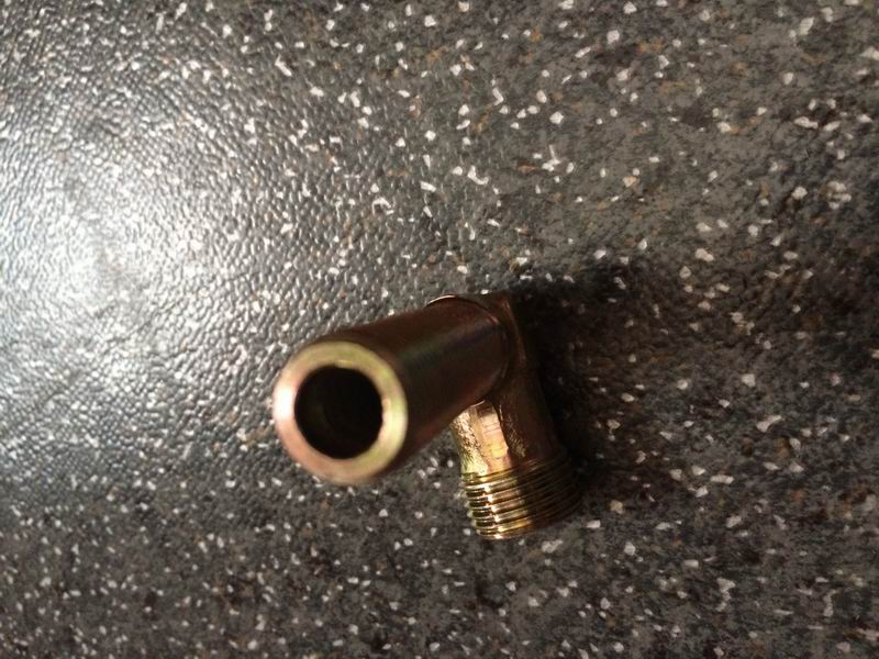 Change-cluster type end right angle connector (end M14*1.5 card M18*1.5)-2