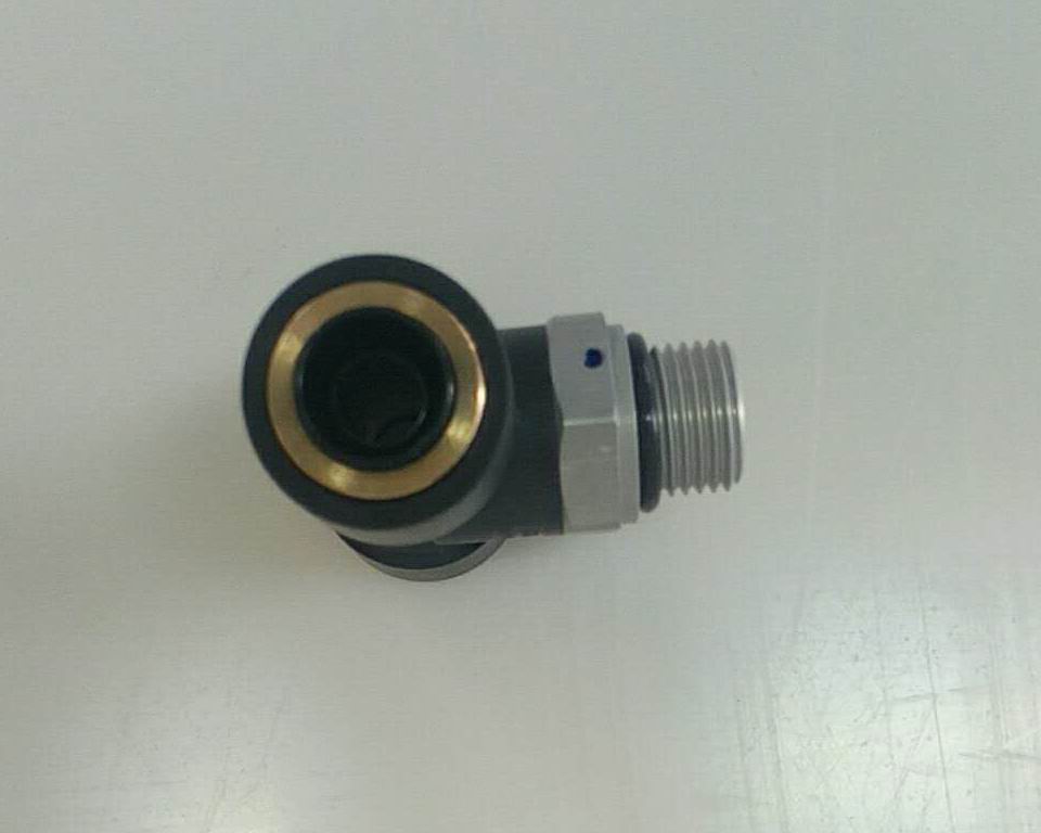 Quick plug-in tee connector, end M16, plug Φ12, plug Φ12-1