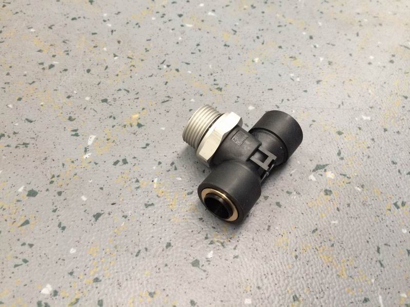 Quick plug connector, tee, end M22 plug Φ12 plug Φ8-1