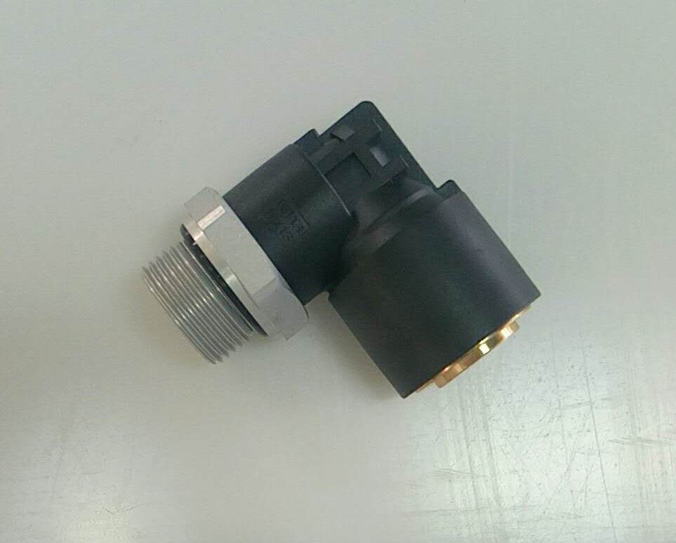 Quick plug-in two-way connector, end M22*1.5, plug Φ16,-1
