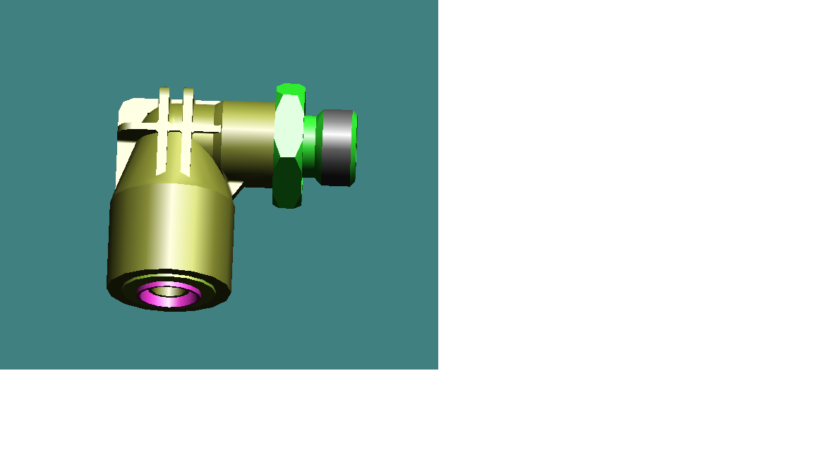 Quick plug connector, right angle, end M16*1.5 plug 12