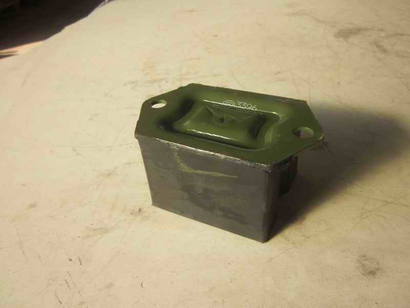 Engine suspension rubber pad, B structure, stiffness 750-2
