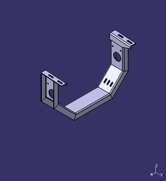 Нижний кронштейн подвески силового агрегата, вспомогательная опора