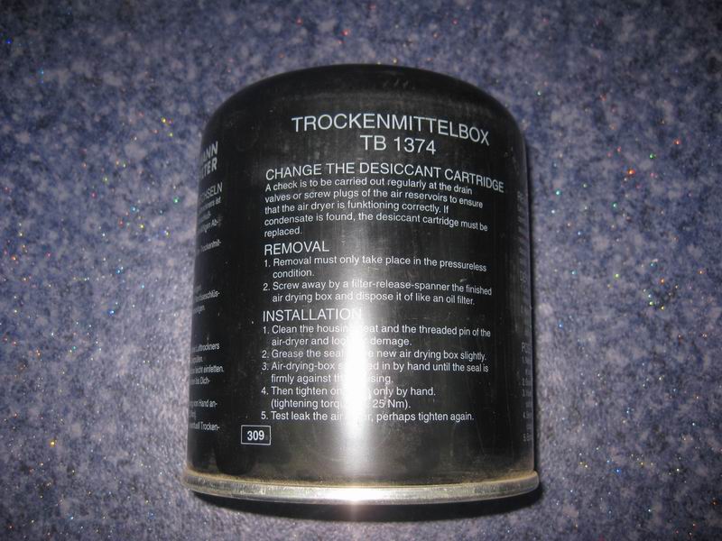 Фильтрующий элемент осушителя 82 . 52102-0013 ВКР2