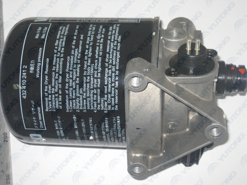 Air dryer, 4 ports, no silencer, 8.5bar