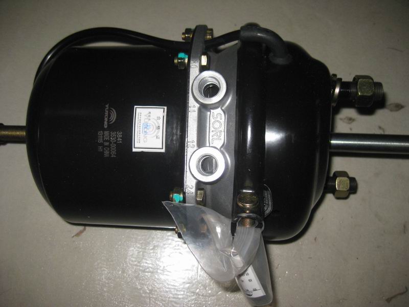 Rear brake air chamber assembly-left-2