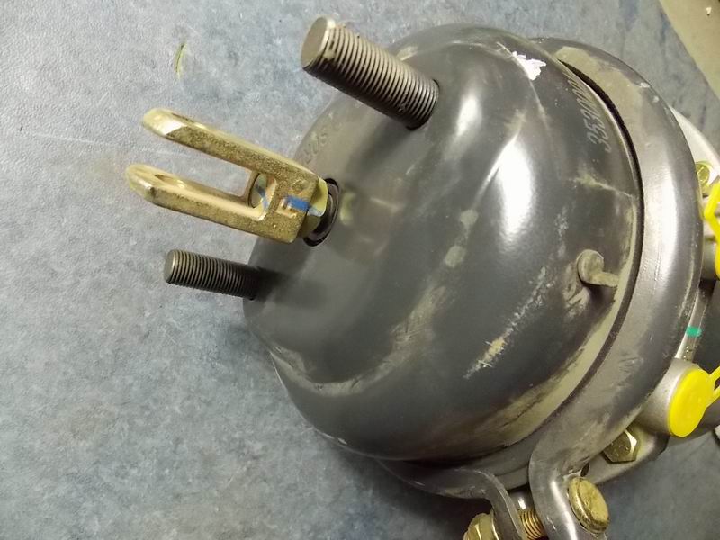 Rear brake air chamber assembly - left; 30″/24″-1