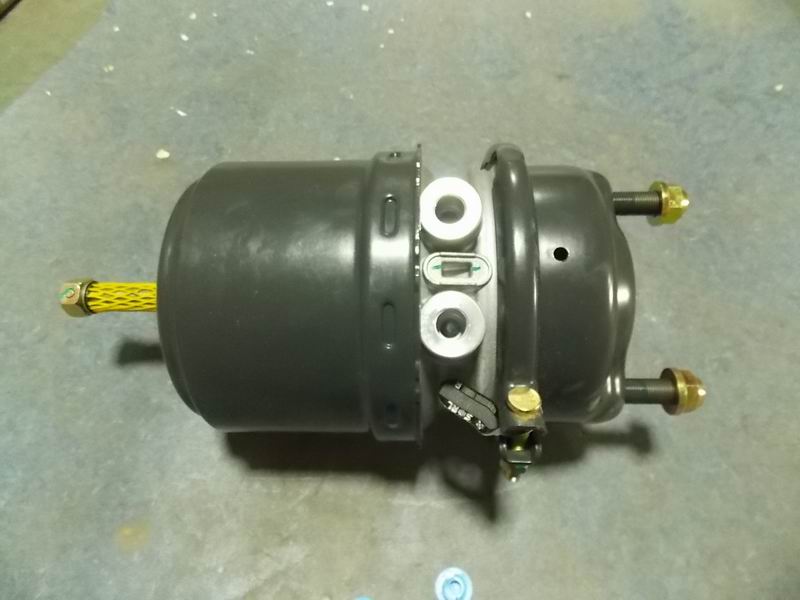 Rear brake air chamber assembly-right; 24″