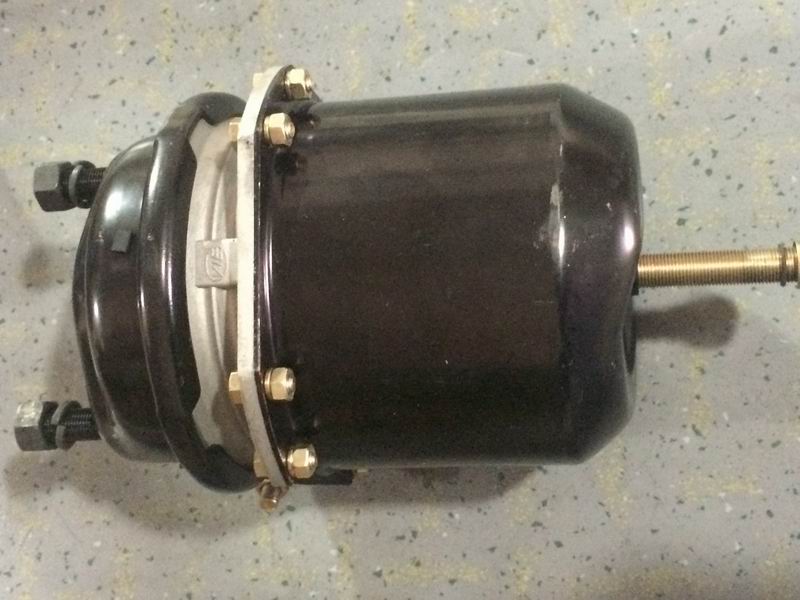 Rear brake air chamber assembly-right; 24/24″-1