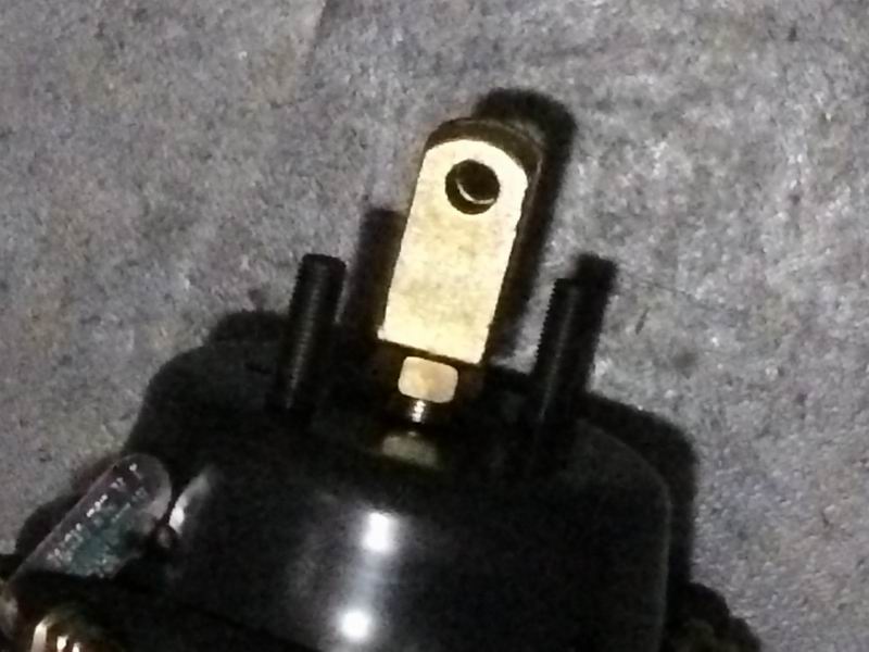 Rear brake air chamber assembly - left; 20″/16″-1