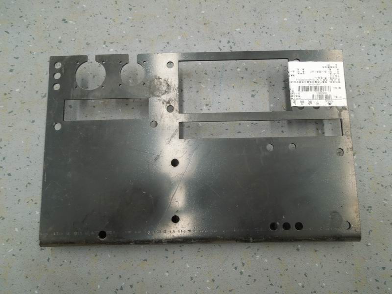 Passenger door maintenance port electrical component fixing plate for 9 series left rudder-1