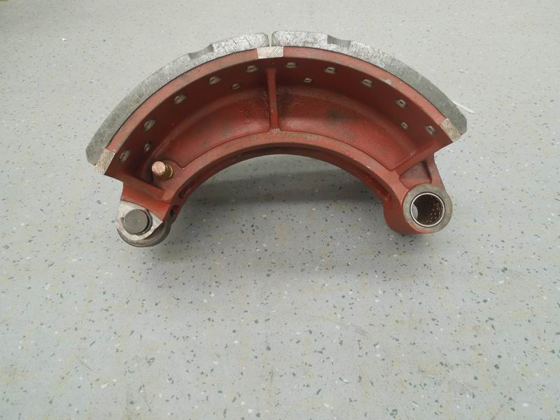 Rear brake shoe iron