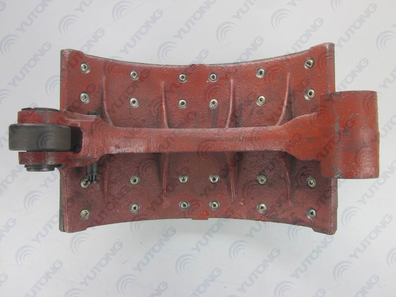 Rear brake shoe assembly; consume inventory