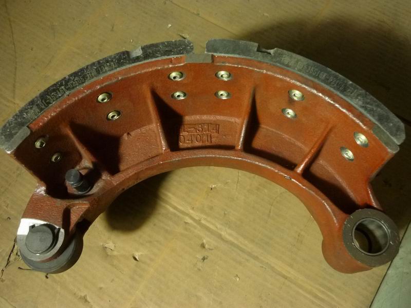 Rear lower brake shoe assembly-1
