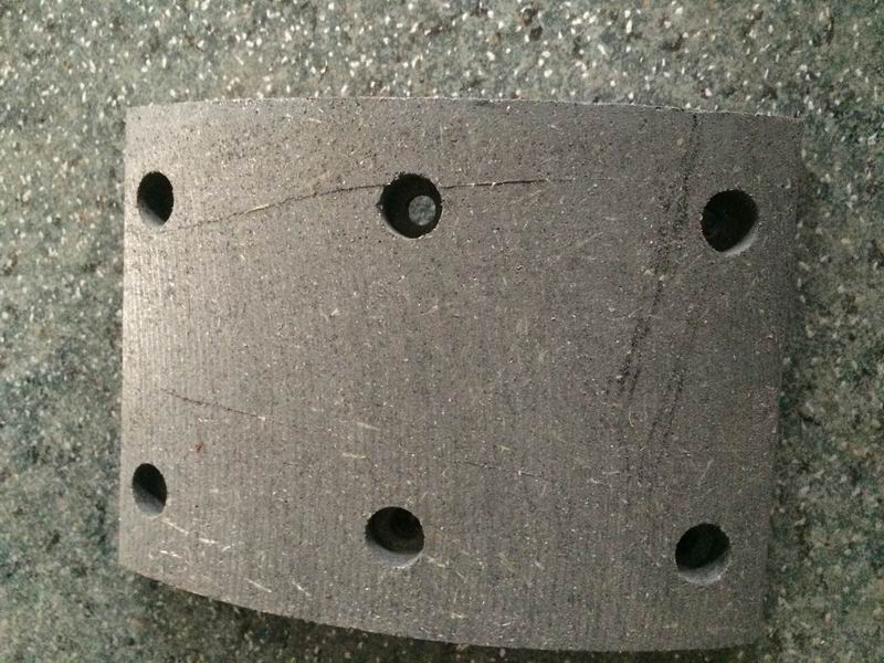 Friction plate; width 130; thickness 14.5