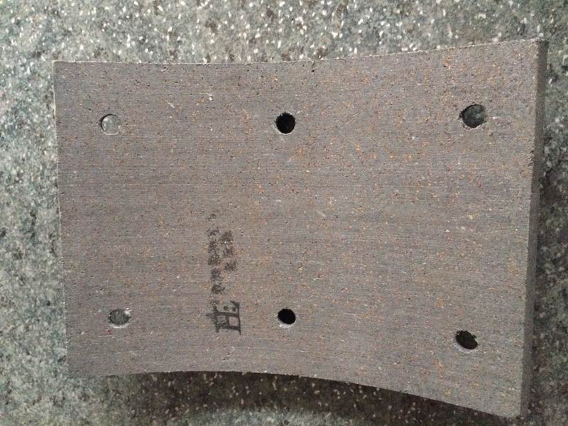 Friction plate; width 130; thickness 14.5-1