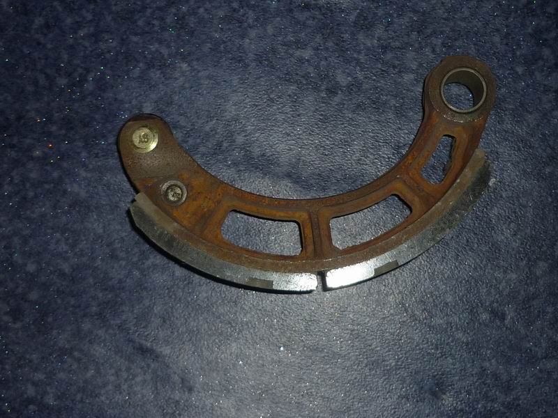 Brake shoe belt assembly (with friction plate)