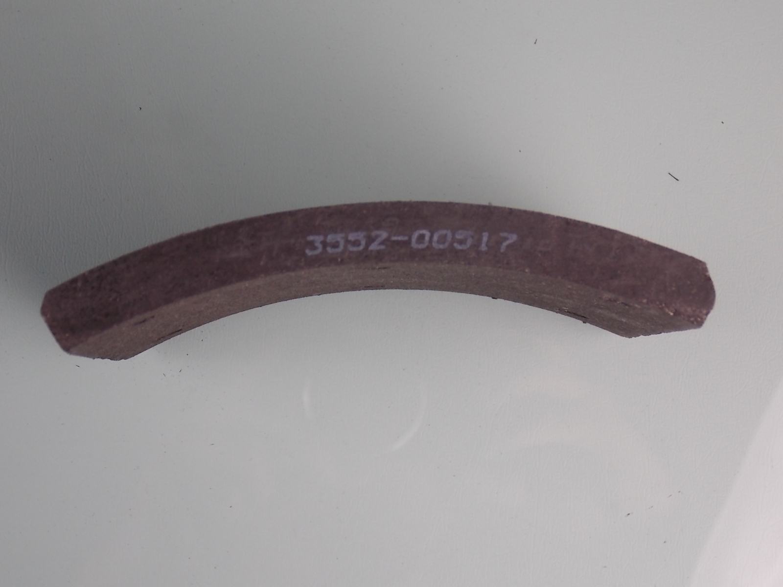 Rear friction plate; thickness of 14.5