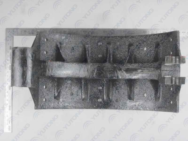 Rear brake shoe; stock is replaced with assembly 3507-00034-2