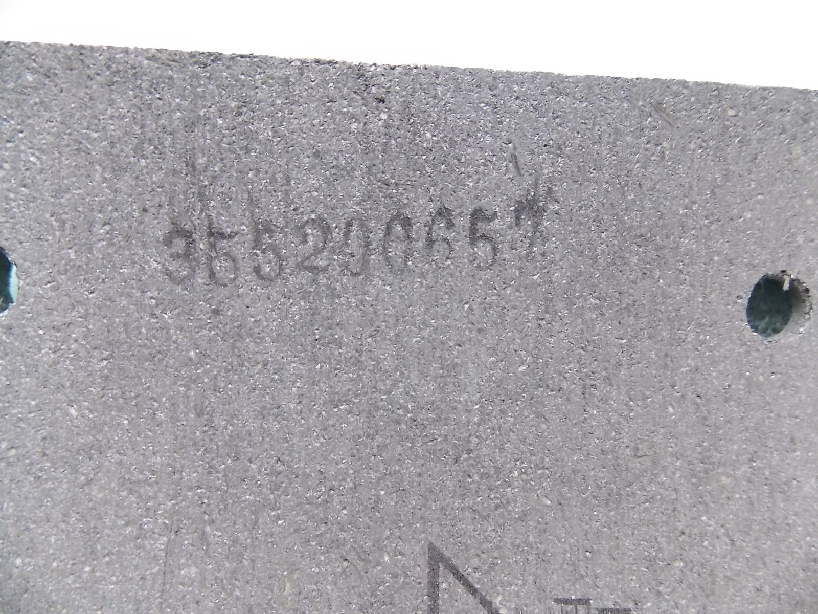 Friction plate; thickness 16.81/10.97-2