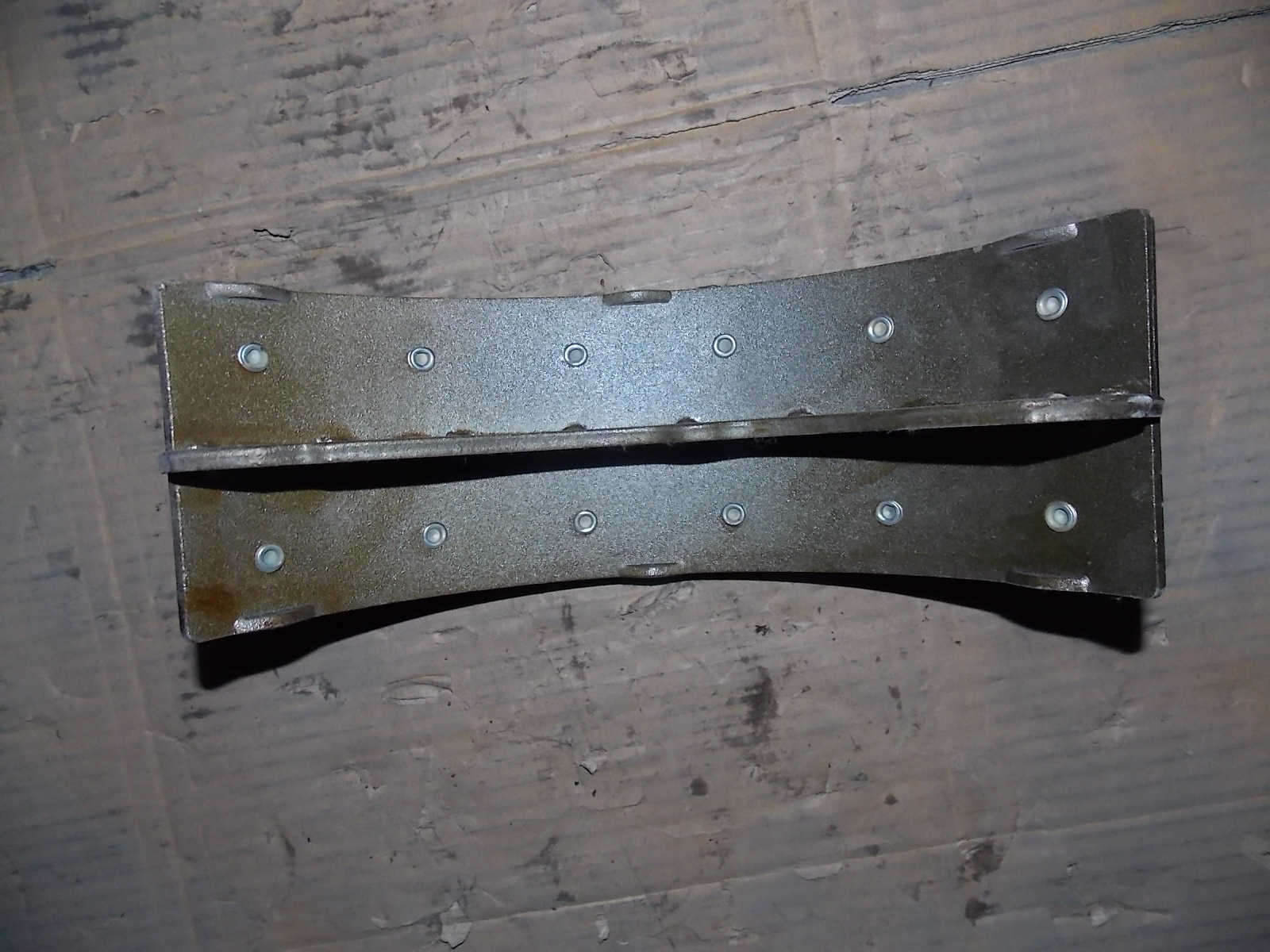 Brake shoe with friction plate assembly-2