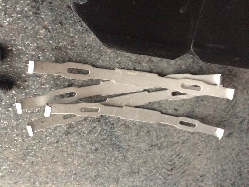 Friction plate; length * width * thickness = 249.9 * 114 * 29-2