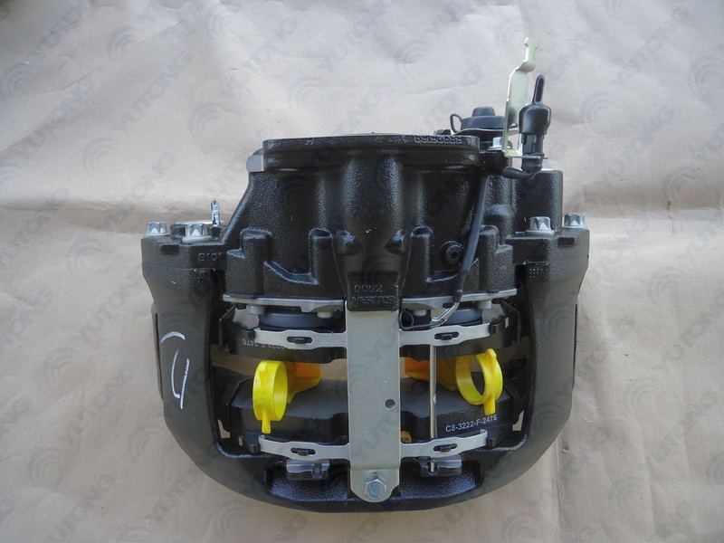 Left disc brake assembly