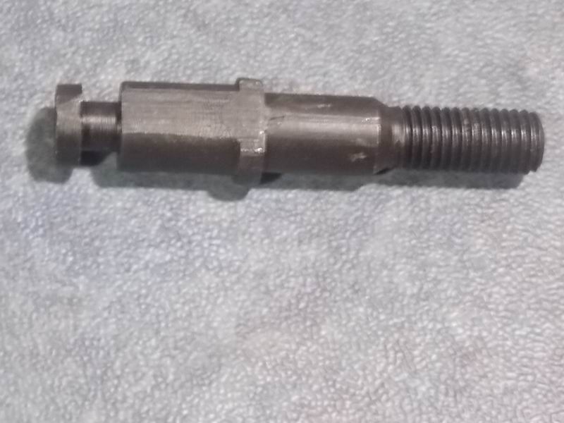 Fixed pin-brake spring