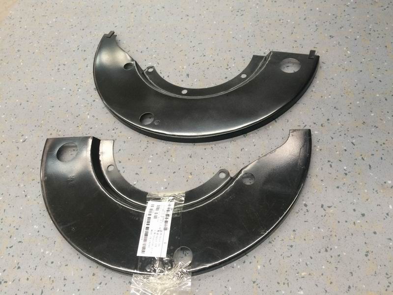 Brake dust cover; contains two upper and lower pieces-1